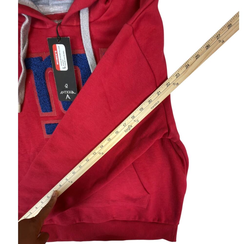 Women’s Antigua New York Giants Hoodie Red Size L NWT - Picture 7 of 9